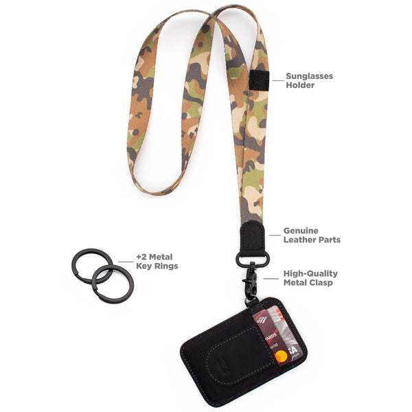 Camo | Neck Lanyard for Keys | POCKT®