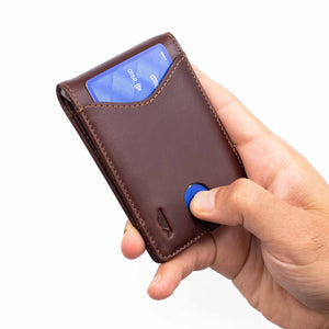 Men's Slim Wallet With Money Clip, Wallet With Slim Front Pocket