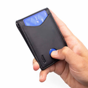  POCKT Slim Bifold Wallet for Men with Money Clip - Minimalist  Leather RFID Blocking Front Pocket Mens Wallets